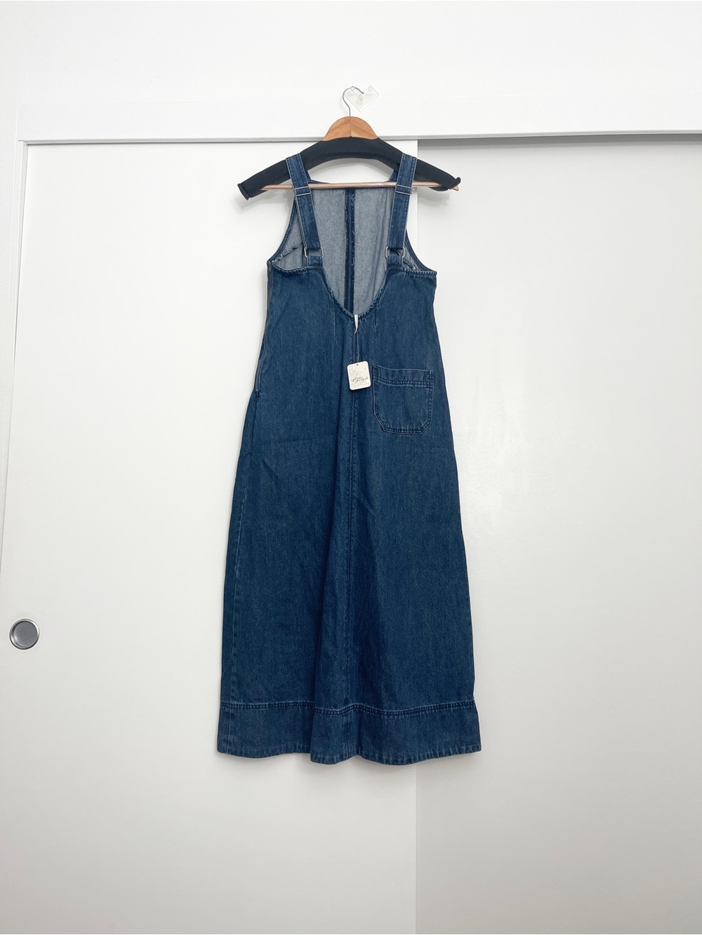 NWT Free People Dex Denim Midi Dress Size XS